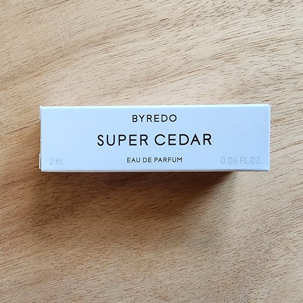 Byredo SUPER CEDAR EDP 2ml (0.06 fl. oz.) Brand New In Box